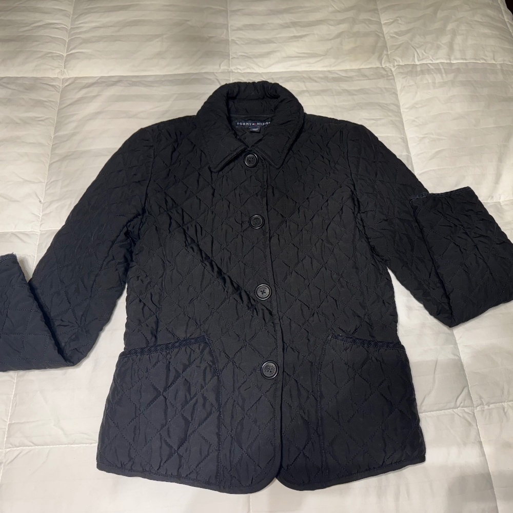 Tommy Hillfiger Quilted Jacket, Size XS/XP, Black